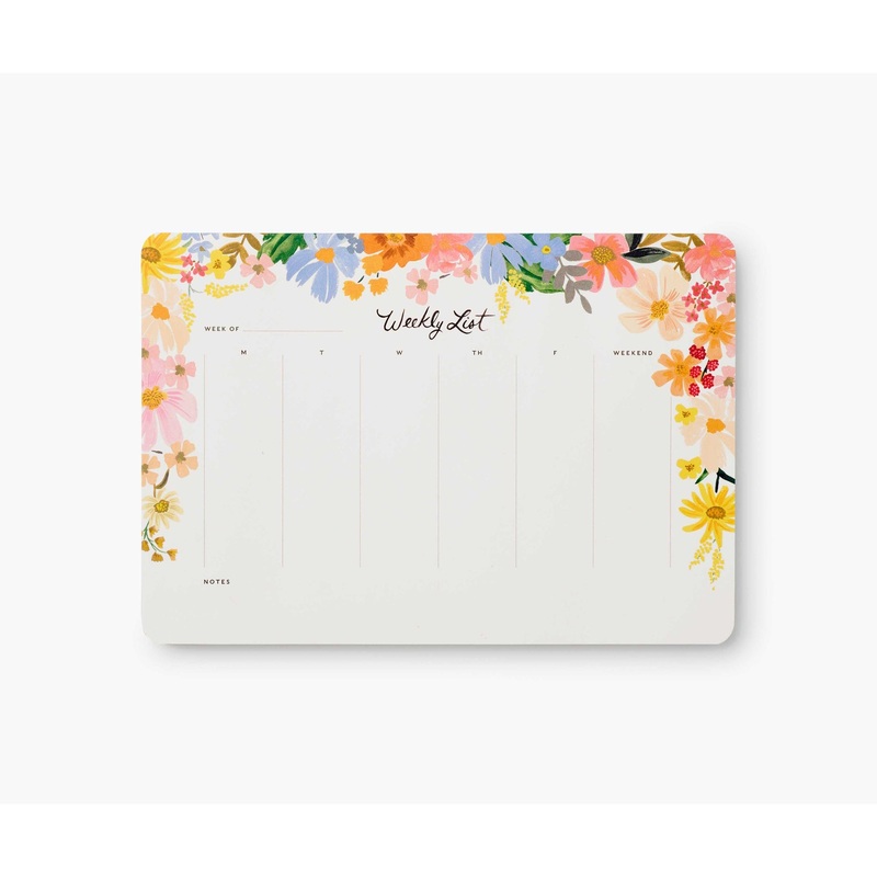 Rifle Paper Co Marguerite Weekly Desk Pad