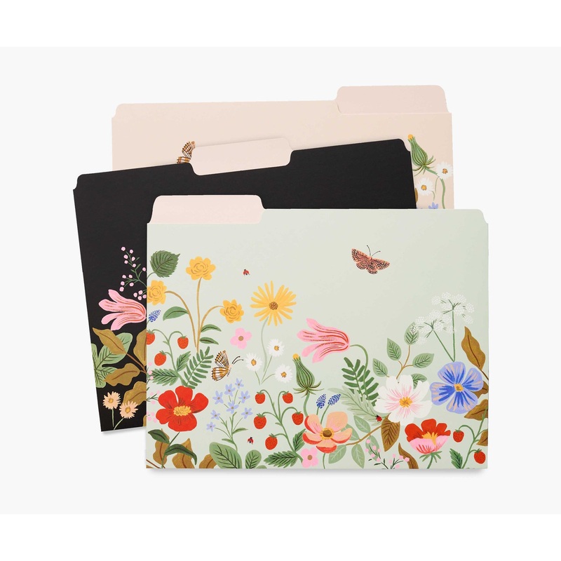 Rifle Paper Co Strawberry Fields File Folder Set