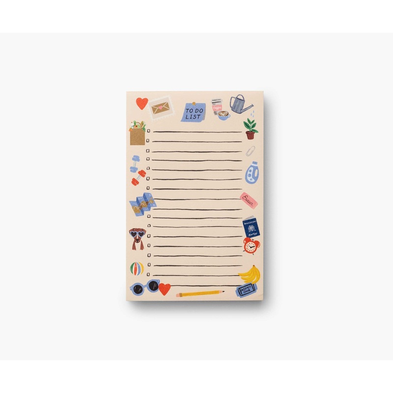 Rifle Paper Co To Do Checklist Notepad