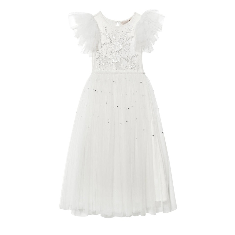Tutu du Monde Lace Lilies Tutu Dress Milk