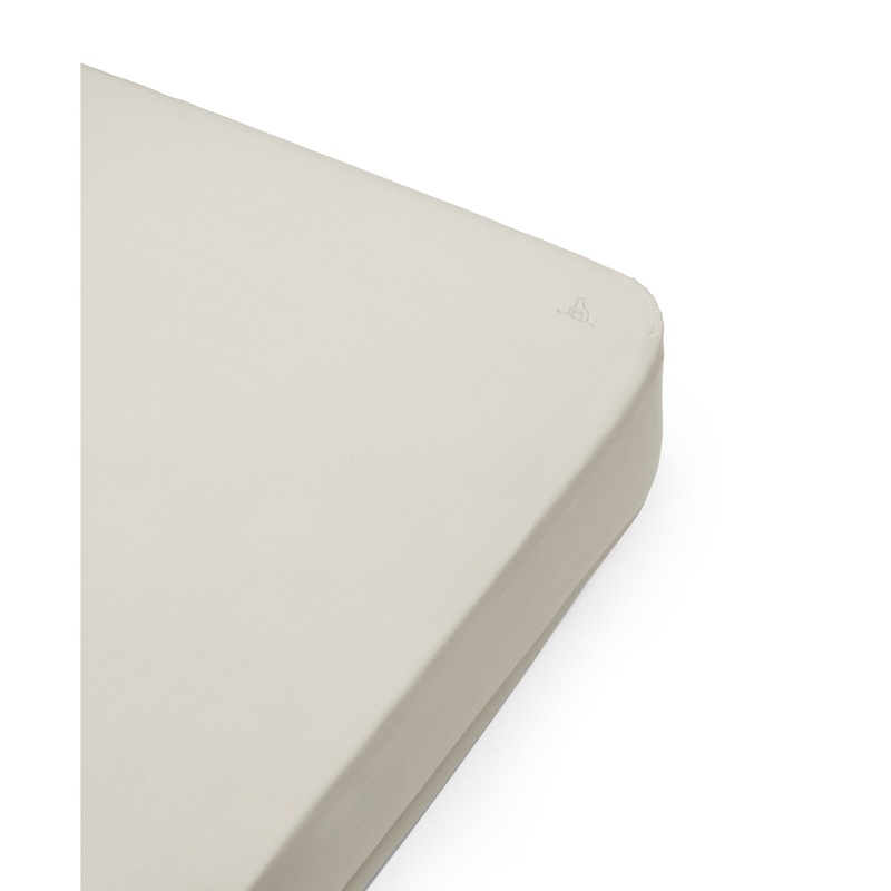 Dear April Baby Fitted Sheet - 68x122x12cm - Little Mouse (For Oliver Furniture Wood Mini+ Cot Bed)