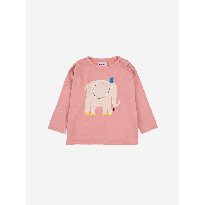 Bobo Choses Baby The Elephant Long Sleeves T-Shirt