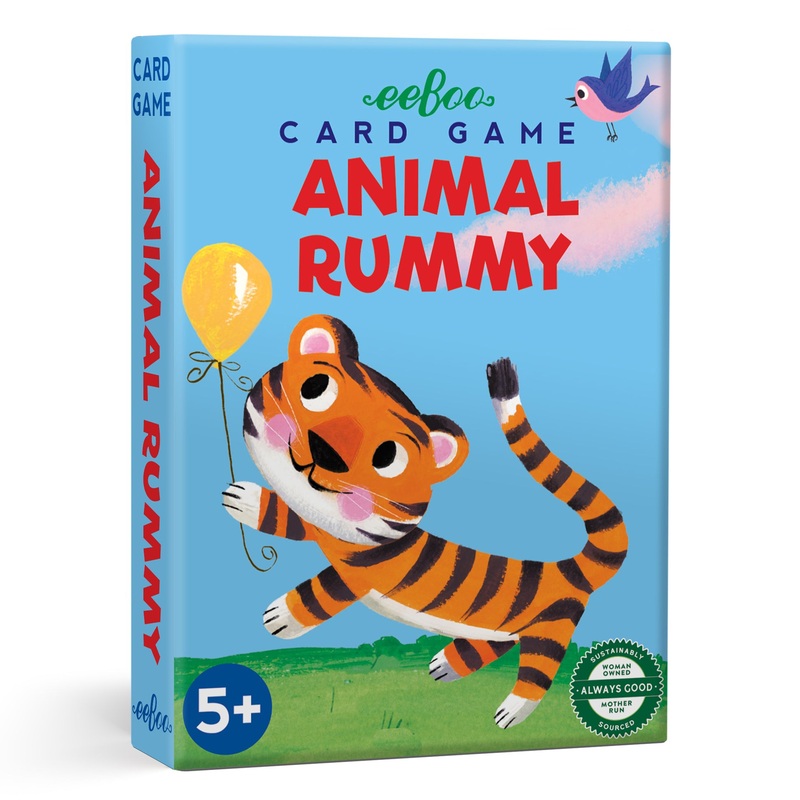 eeBoo Animal Rummy Playing Cards (4th Ed)
