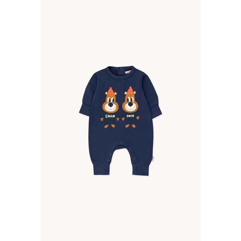 TINYCOTTONS Chamonix Twins One Piece Light Navy