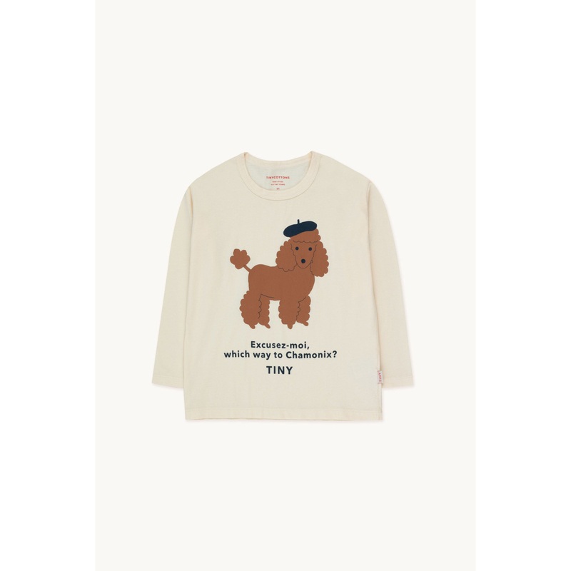 TINYCOTTONS Tiny Poodle Tee Light Cream
