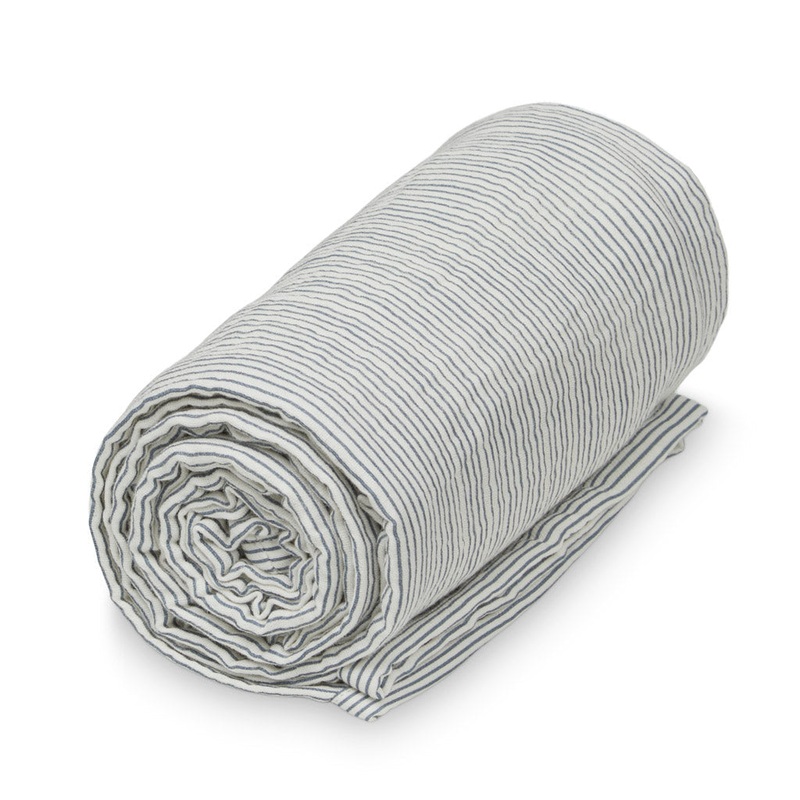 Cam Cam CopenhagenMuslin Baby Blanket - GOTS Classic Stripes Blue