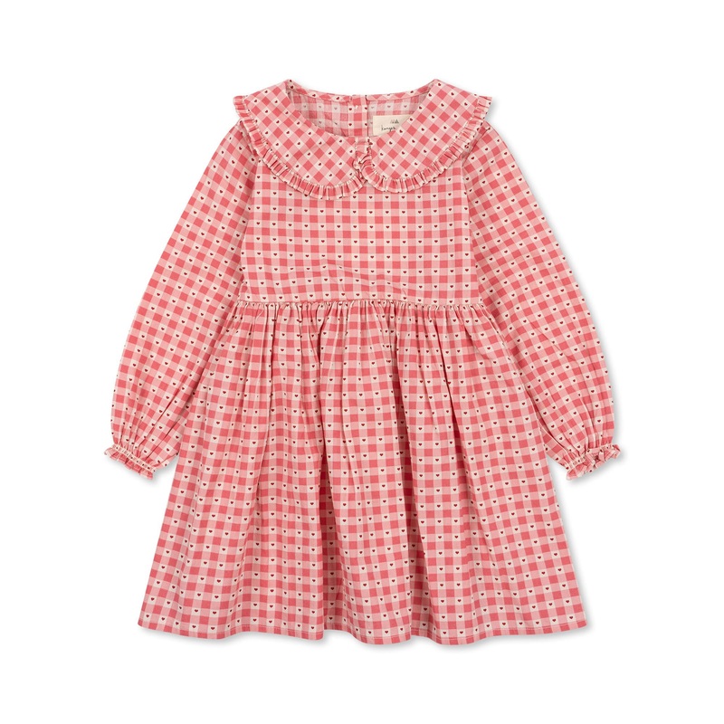 Konges Sljd Rilo Dress GOTS Nora Coeur Rose