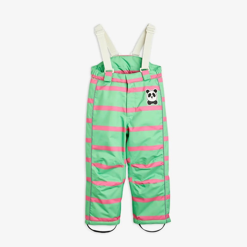 Mini Rodini Panda Soft Ski Trousers Green