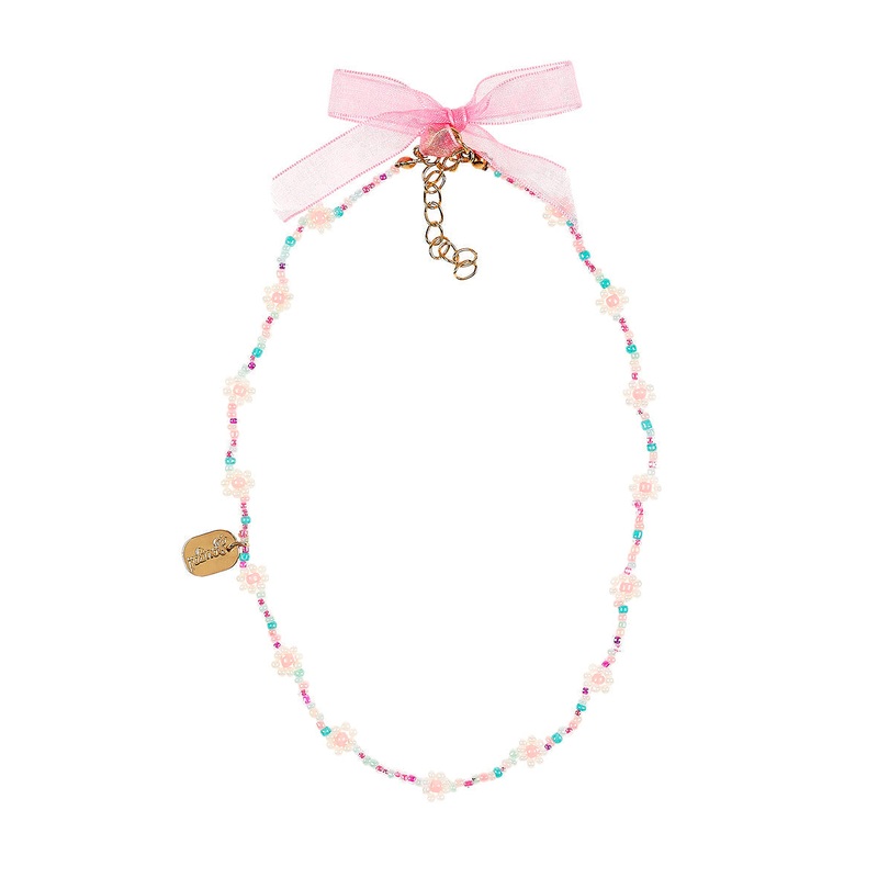Souza Necklace Liene, Flower White