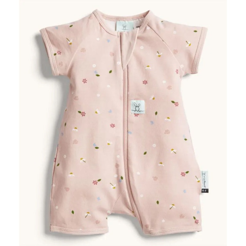ergoPouch Layers Short Sleeve - 0.2 TOG - Daisies