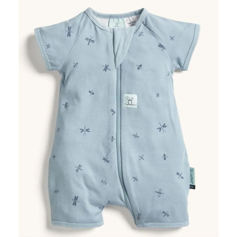 ergoPouch Layers Short Sleeve - 0.2 TOG - Dragonflies