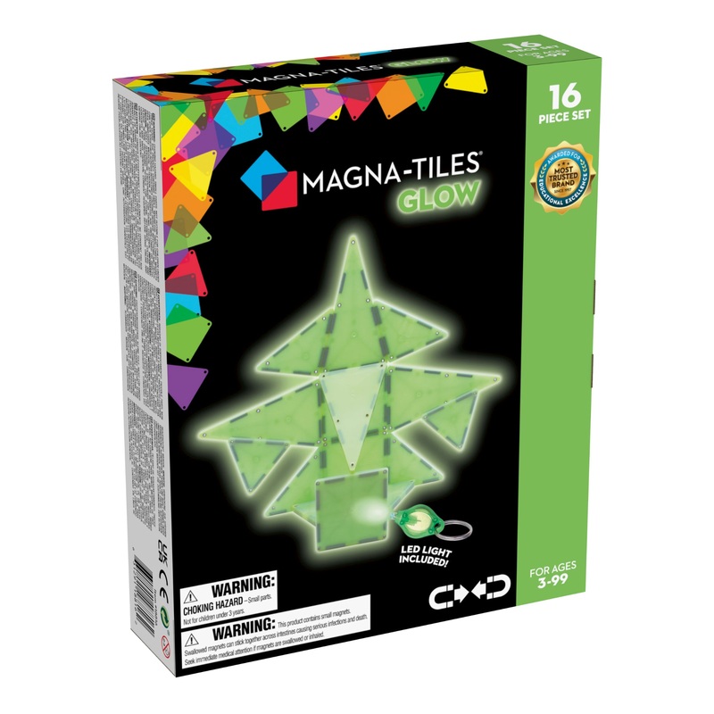 MAGNA-TILES Classic Glow 16 Piece Set
