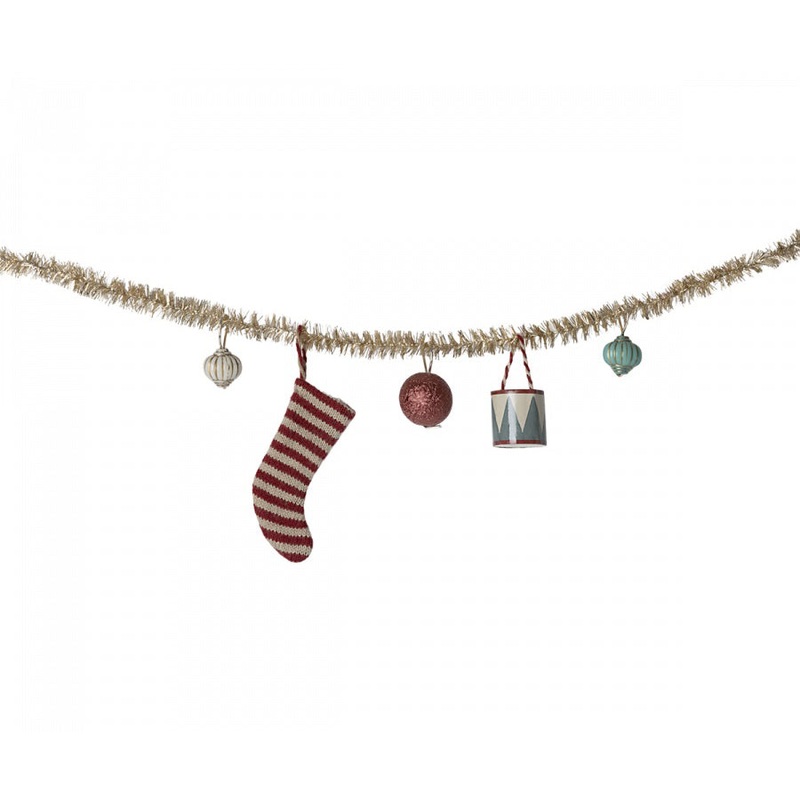 Maileg Christmas Garland, Small - Gold