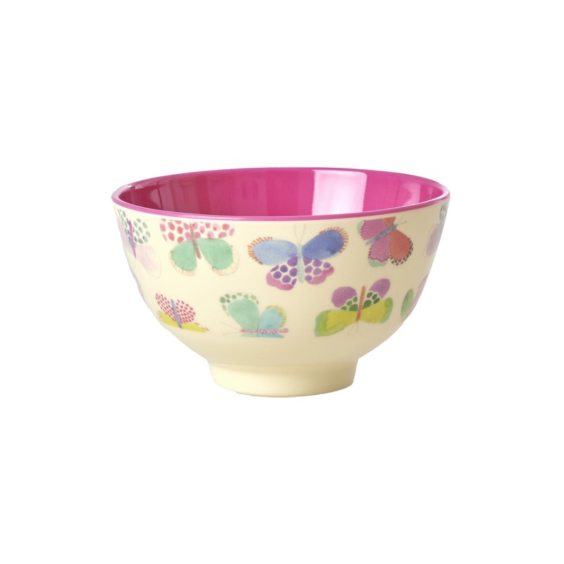 Rice DK Melamine Bowl with Butterfly Print - Small - 300 ml