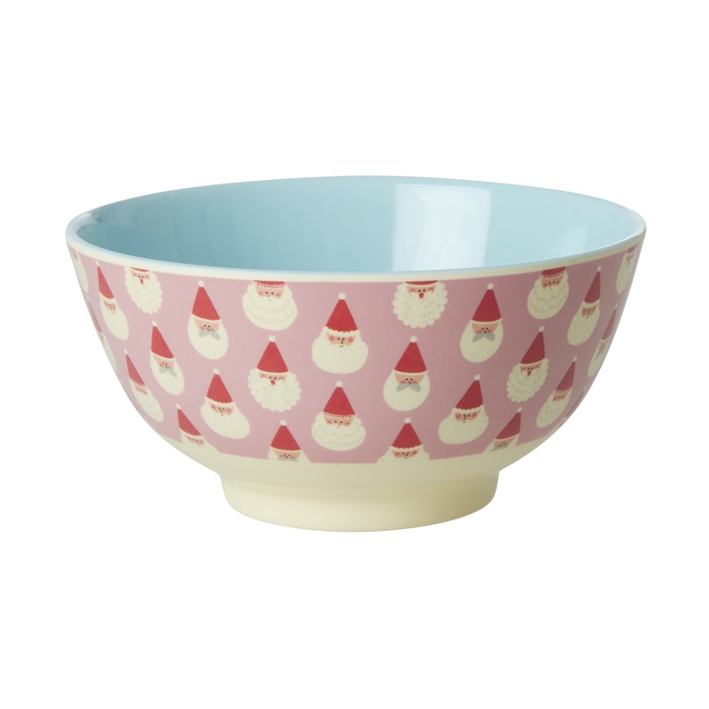 Rice DK Melamine Bowl with Santa Baby Print- Medium - 700 ml