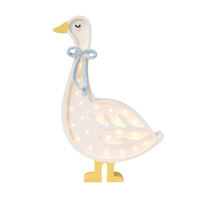 Little Lights Lampa Little Lights Goose/Cottage Blue Bow
