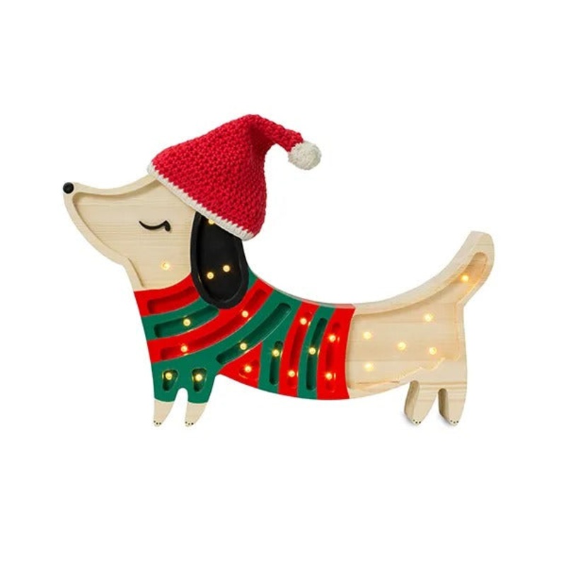 Little Lights Lampa Little Lights Puppy/Christmas Style (Pre-Order; Est. Delivery in 4-8 Weeks)