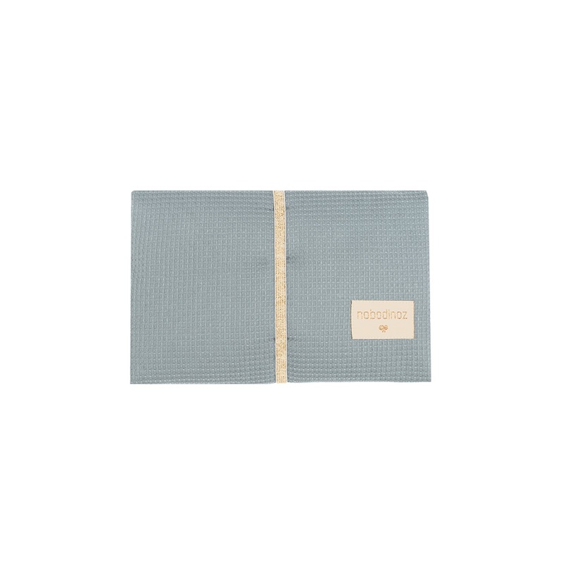 nobodinoz Mozart Waterproof Changing Pad Stone Blue