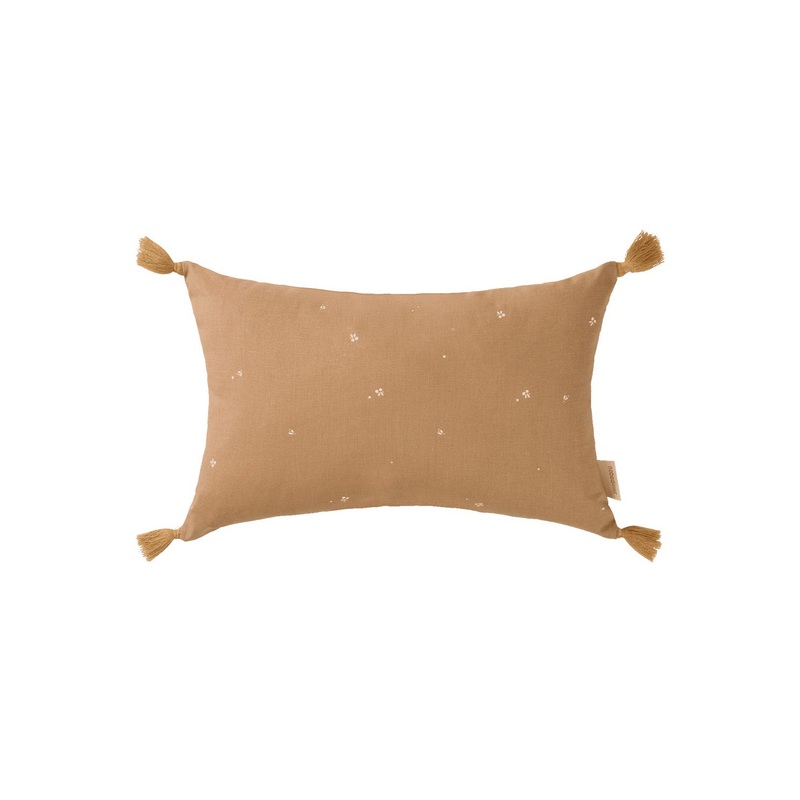 nobodinoz Stories Tassels Cushion Blush Little Cherries