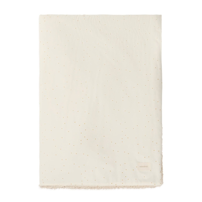 nobodinoz Stories Winter Kid Blanket Honey Sweet Dots Natural