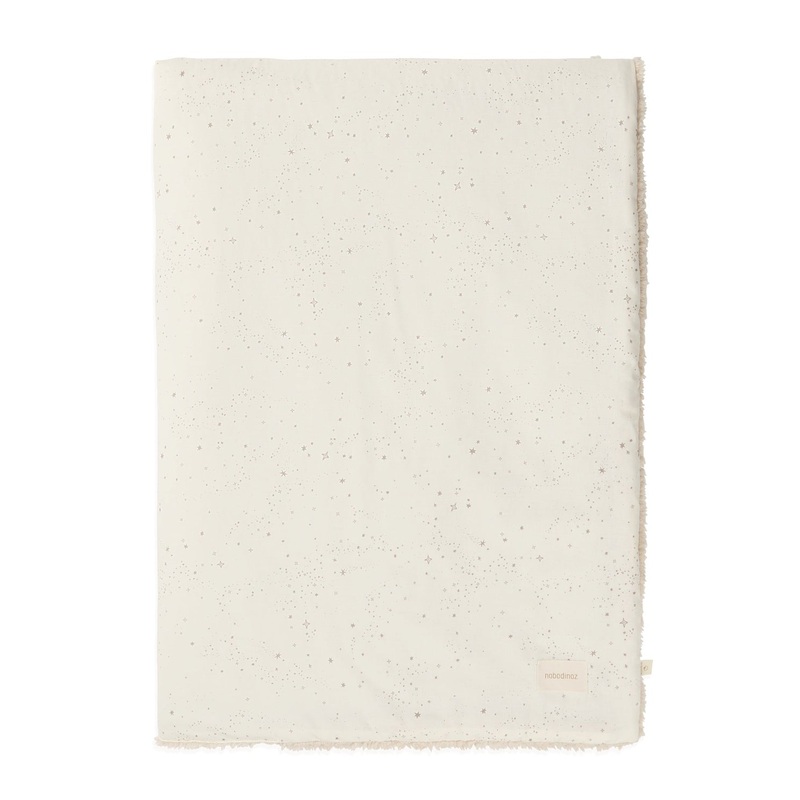nobodinoz Stories Winter Kid Blanket Natural Milky Way