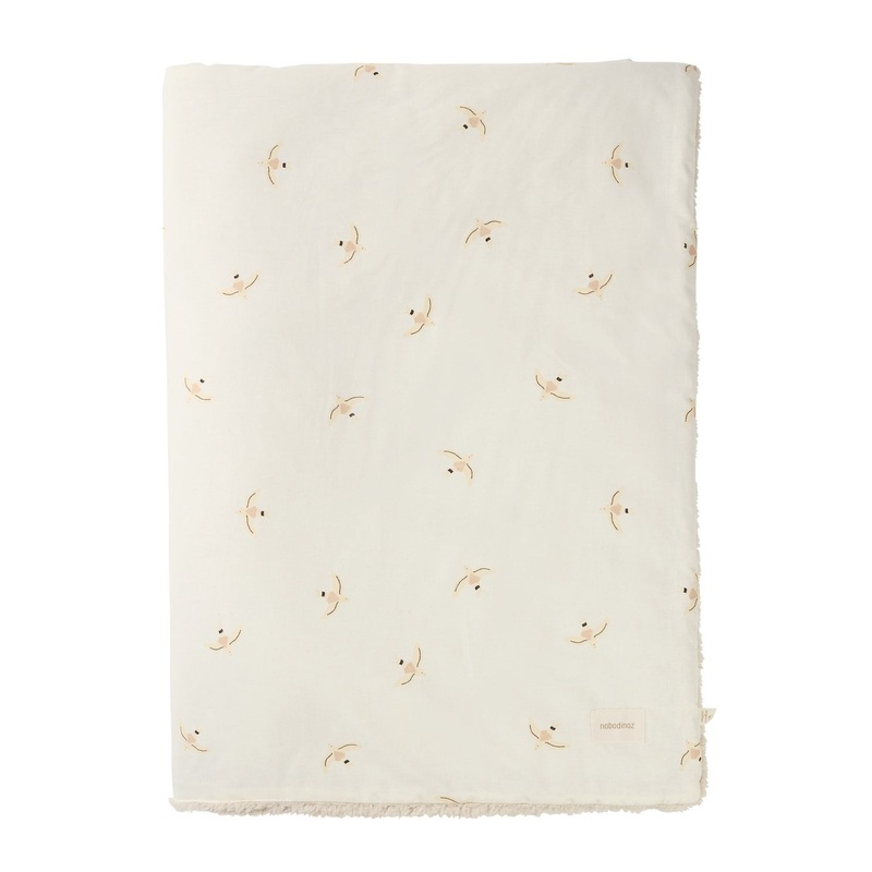 nobodinoz Stories Winter Kid Blanket Nude Haiku Birds Natural