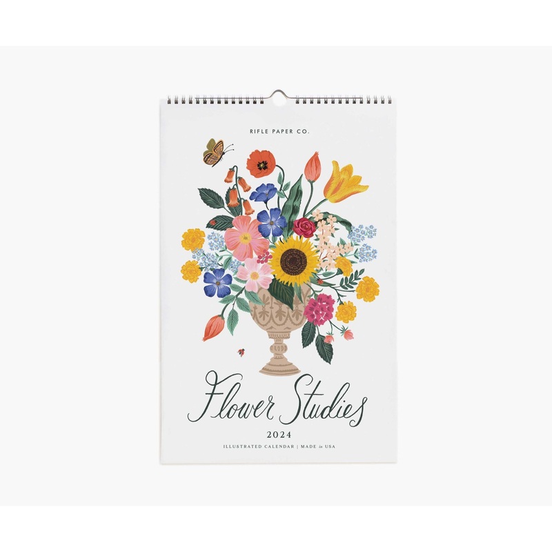 Rifle Paper Co 2024 Flower Studies Wall Calendar