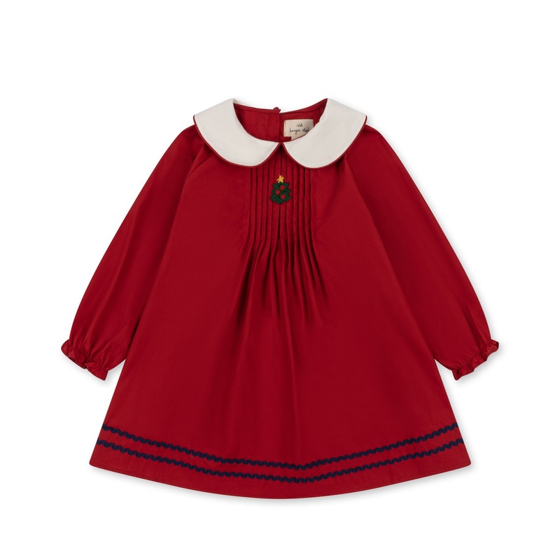 Konges Sljd Festive Emeline Dress Savy Red