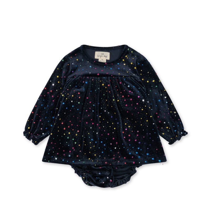Konges Sljd Jingle Glitter Romper Dress Etoile Multi Sparkle