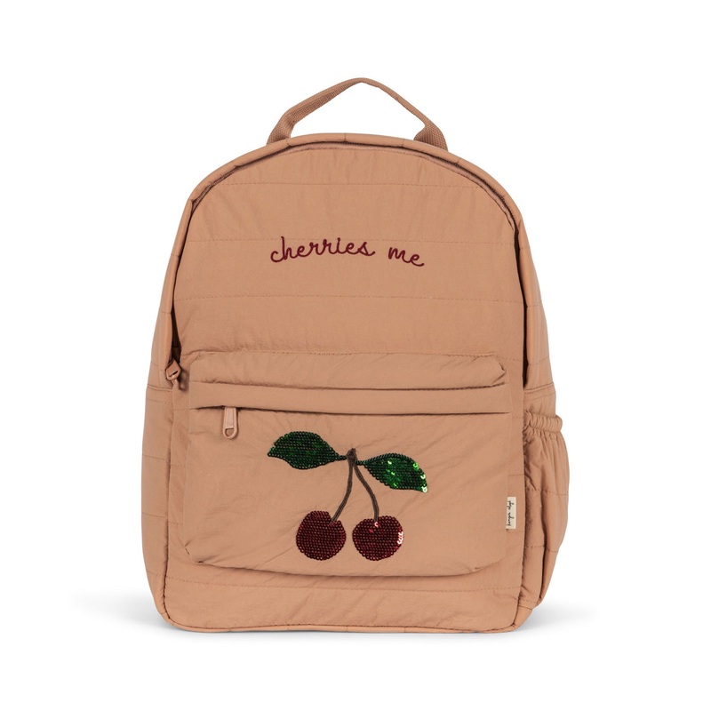 Konges Sljd Juno Quilted Sequin Backpack Midi Cherry One Size