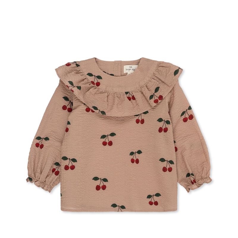 Konges Sljd Lunella Blouse Ma Grande Cerise Blush