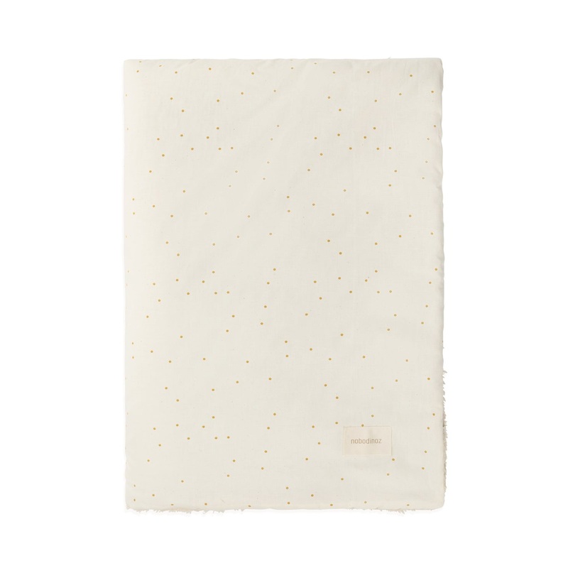 nobodinoz Stories Winter New Born Blanket Honey Sweet Dots Natural