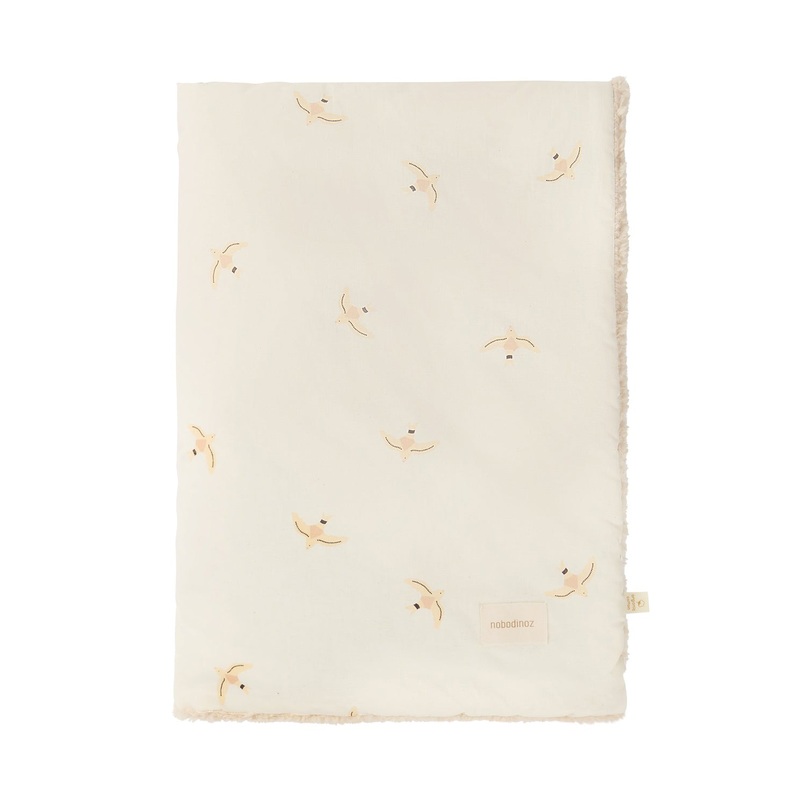 nobodinoz Stories Winter New Born Blanket Nude Haiku Birds Natural
