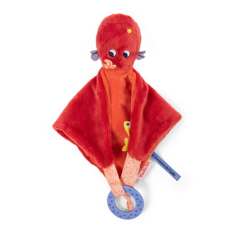Moulin Roty Les Adventures De Paulie Octopus Paulie Comforter H27cm