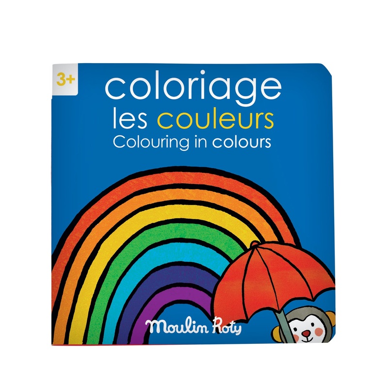 Moulin Roty Les Popipop Colouring Book - Colours