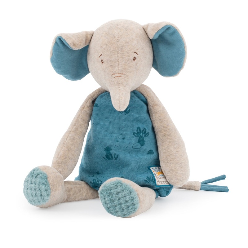 Moulin Roty Sous Mon Baobab Bergamotte The Elephant 37cm in Round Gift Box