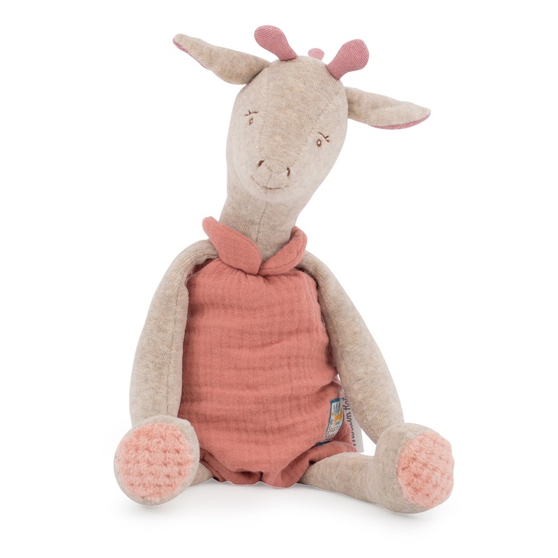 Moulin Roty Sous Mon Baobab Bibiscus The Girafe 37cm in Round Gift Box
