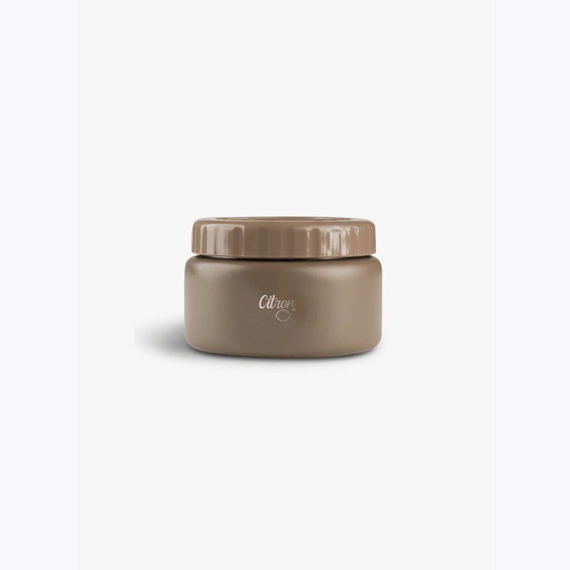 Citron Insulated Stainless Steel Food Jar 250ml - Brown