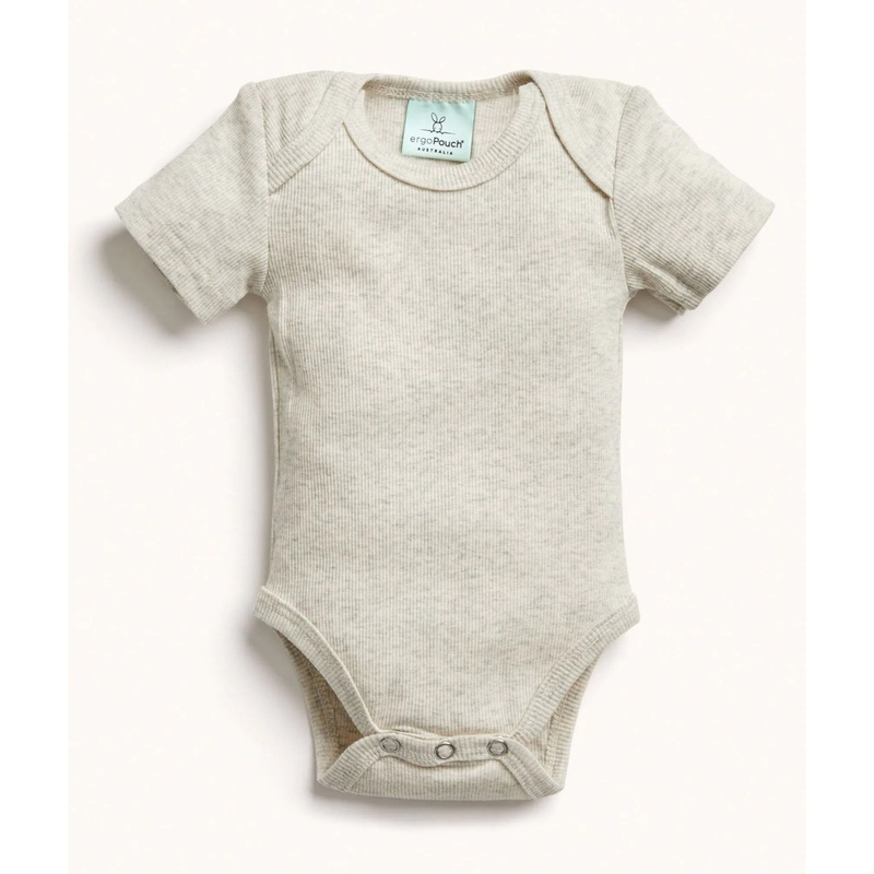 ergoPouch Bodysuits Short Sleeve - 0.2 TOG - Grey Marle