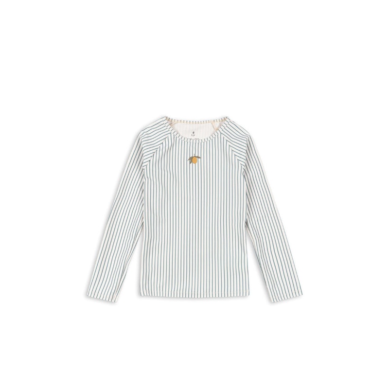 Konges Sljd Aster Swim Blouse GRS - Tea Stripe