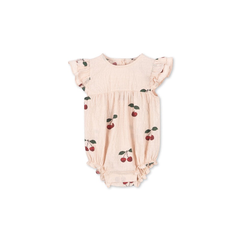 Konges Sljd Elin Romper GOTS - Ma Grande Cerise Pink