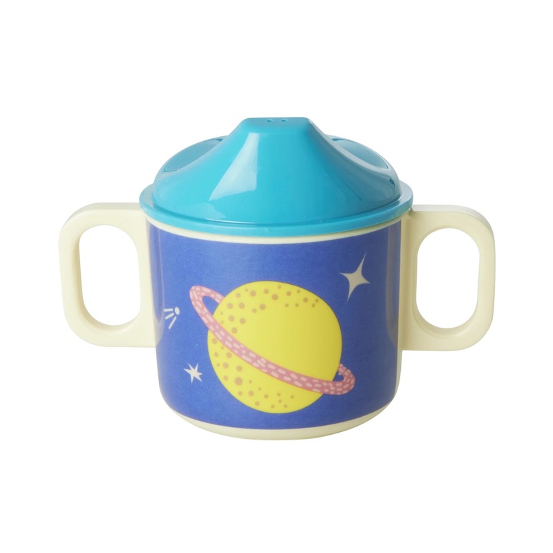 Rice DK Melamine 2 Handle Baby Cup with Galaxy Print