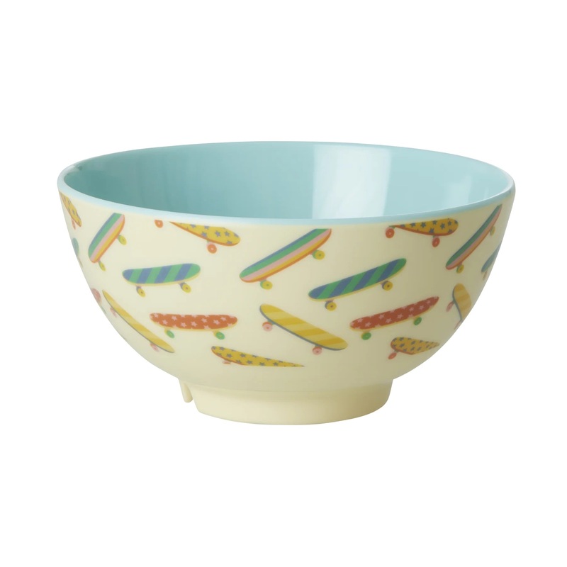 Rice DK Melamine Bowl with Skateboard Print - Medium - 700 ml