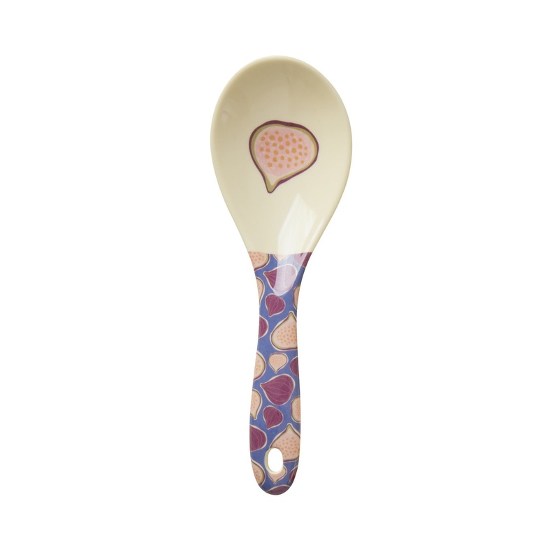 Rice DK Melamine Salad Spoon with Figs in Love Print