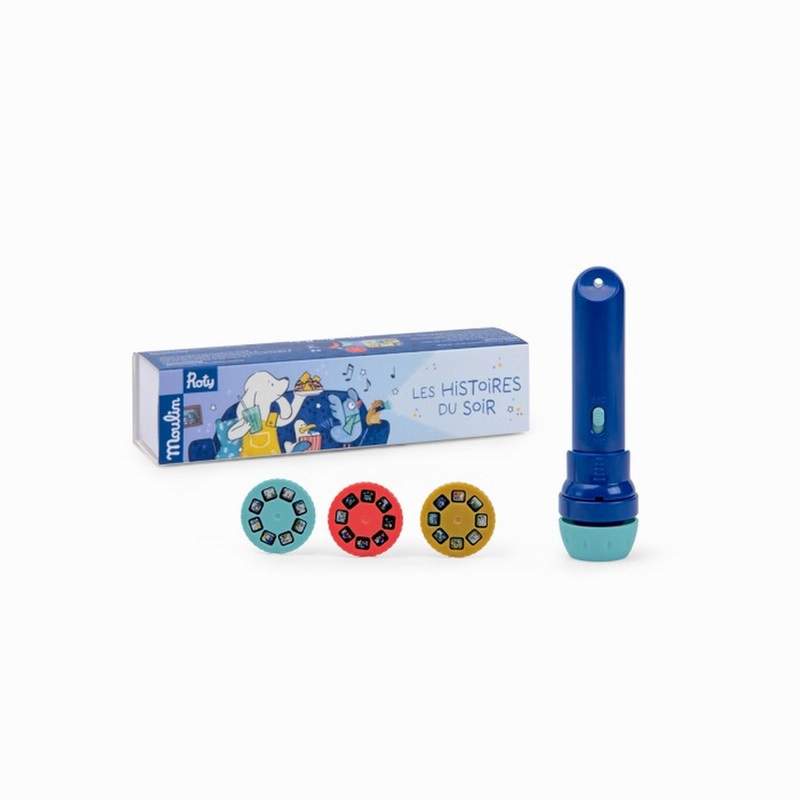Moulin Roty Puce & Pilou Story-Telling Torchlights in Cdu (10 Pcs/ Cdu)