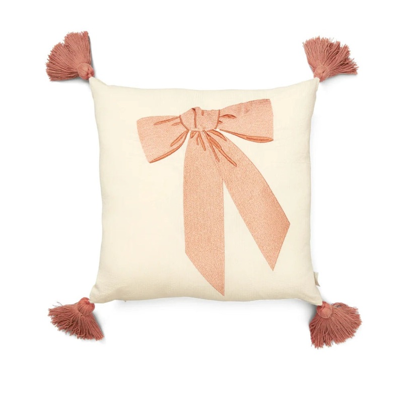 Cam Cam Copenhagen Embroidered Cushion - OCS - Bows
