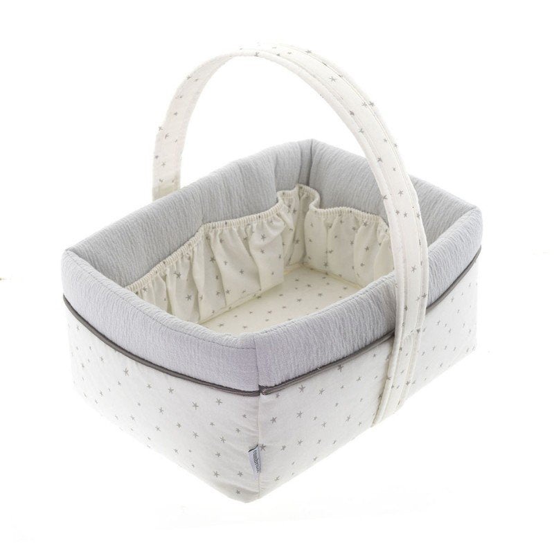 Cambrass Layette Basket 22.5x29x29cm Magia Grey