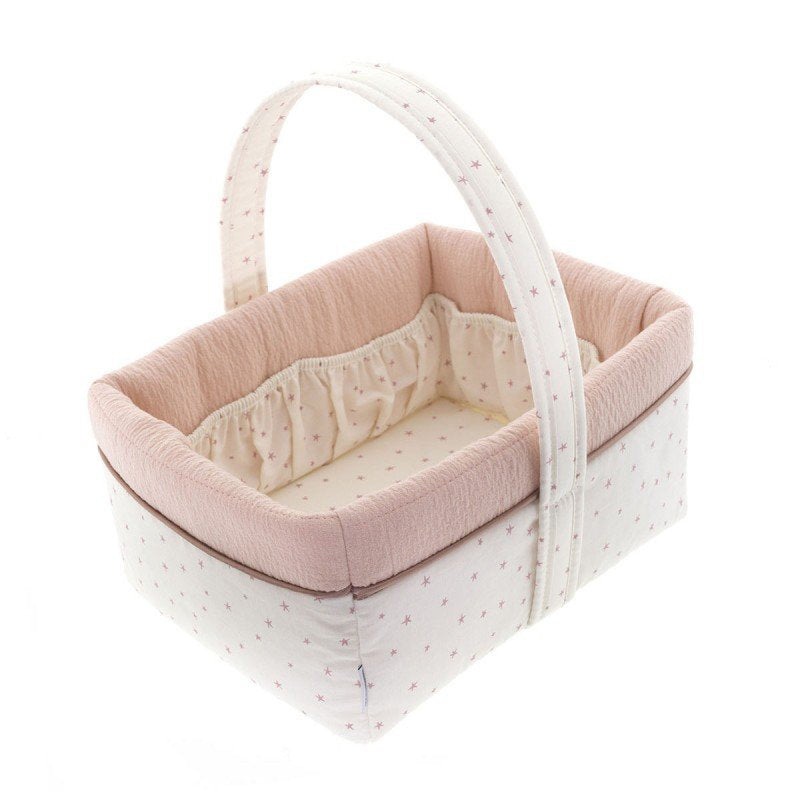 Cambrass Layette Basket 22.5x29x29cm Magia Pink
