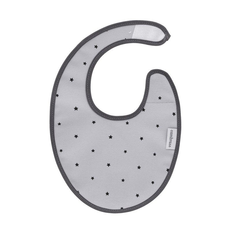 Cambrass Round Bib Velcro Grey 16x19x1cm