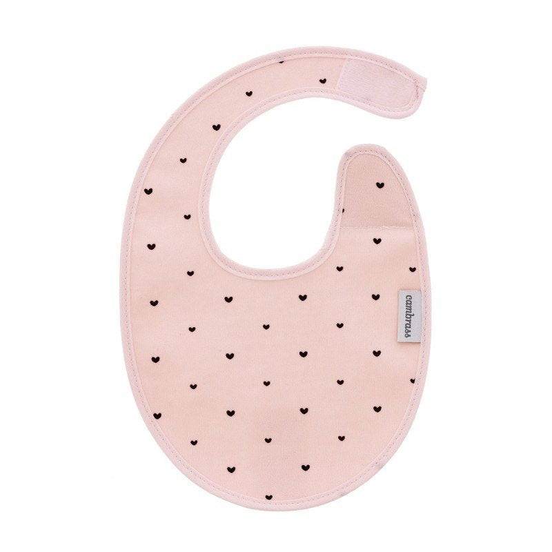 Cambrass Round Bib Velcro Pink 16x19x1cm